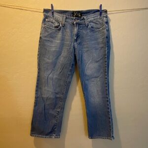 Lucky Brand Size 6/28 Classic Rider Crop Jeans